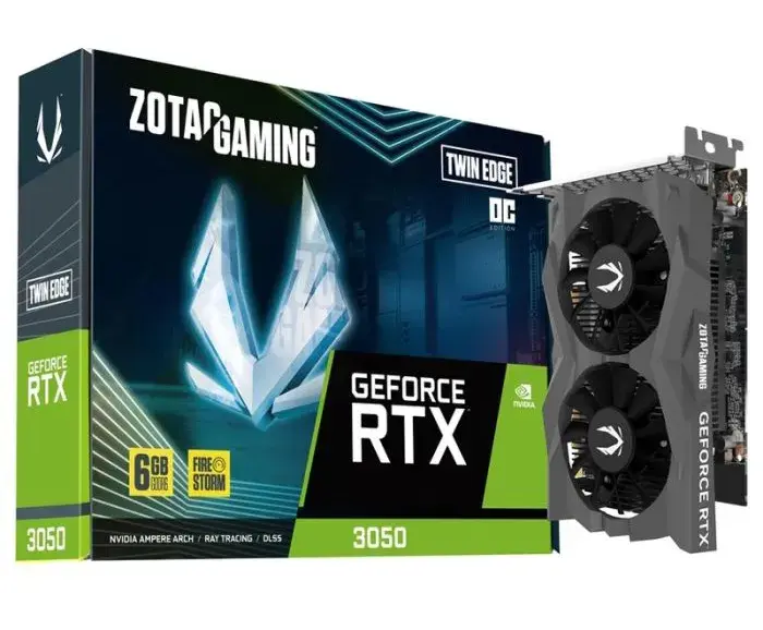 ZOTAC GAMING GeForce RTX 3050 Twin Edge 6GB OC