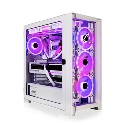 Alpha-Tech Custom Prebuilt - Snow White Gaming Pc