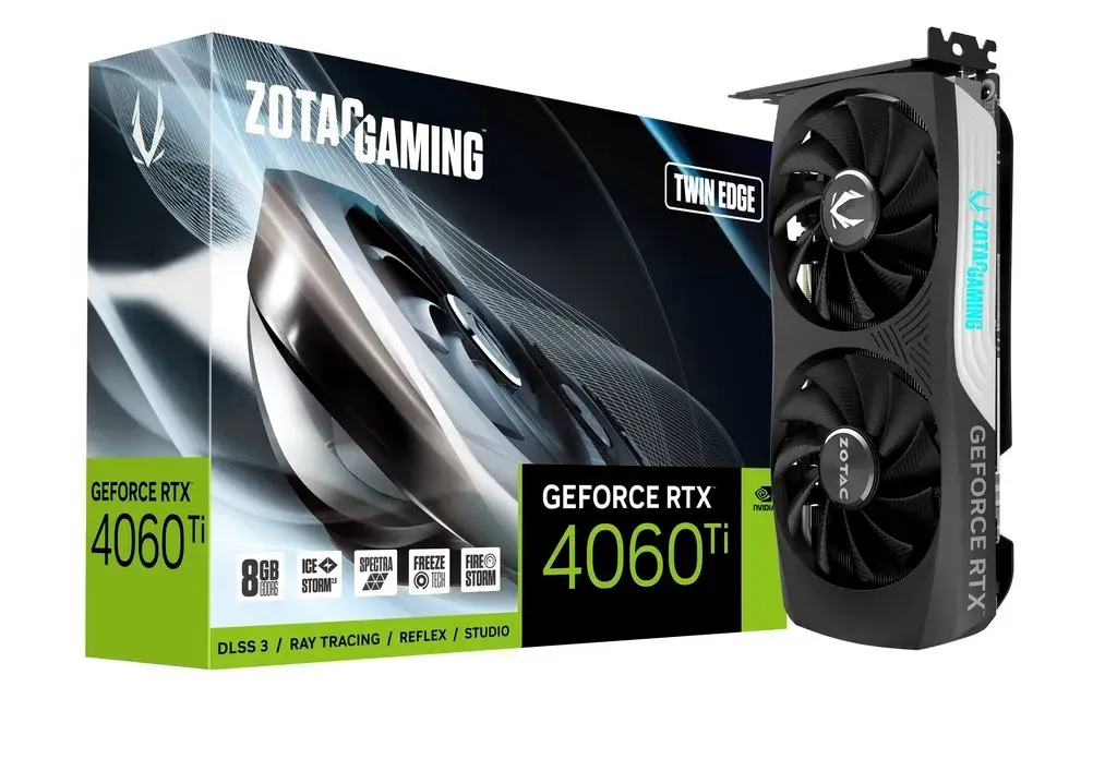ZOTAC GAMING GeForce RTX 4060 Ti 8GB Twin Edge